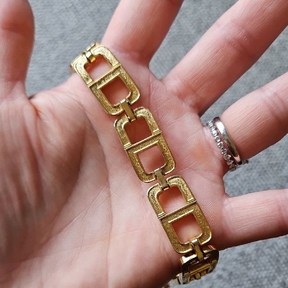 Christian Dior Vintage CD 18k Gold Plated Bracelet - Picture 6 of 10